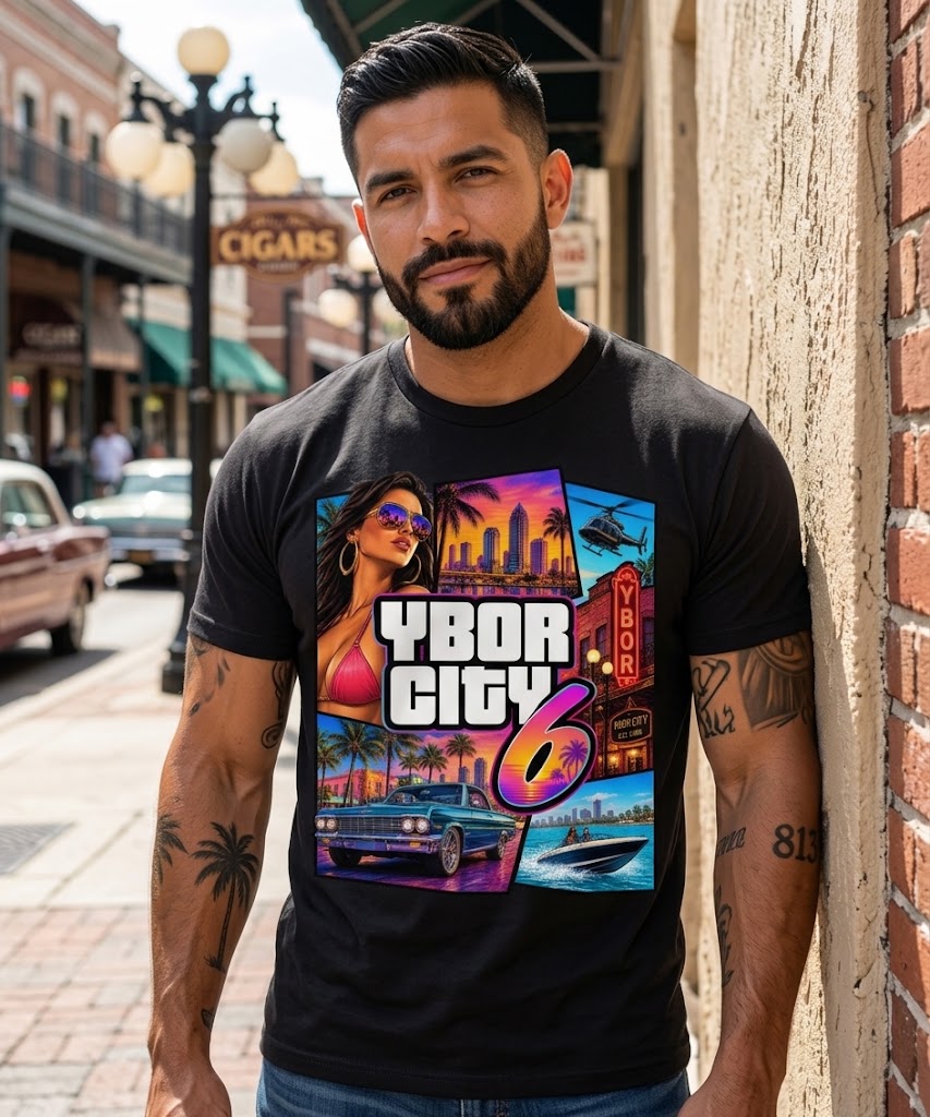 Ybor City GTA 6 Style T-Shirt